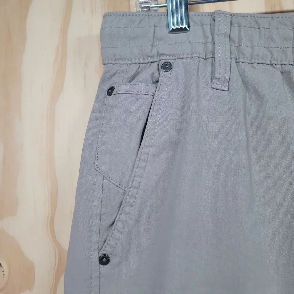 Projek Raw MTL/02 Mens M (32-33) Gray Jogger Pants Elastic Waist Drawstring - Picture 4 of 16